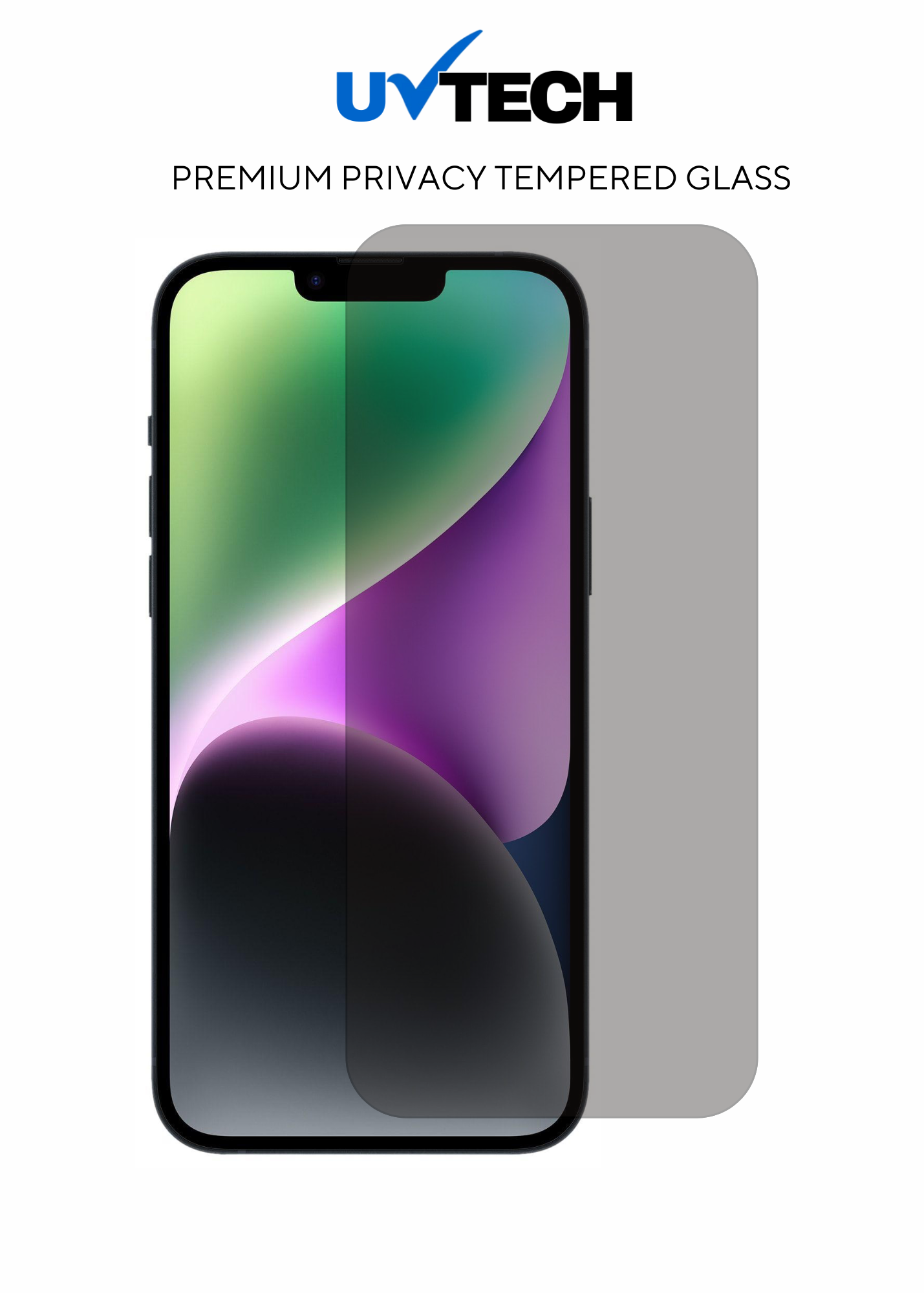 iPhone 14 Plus/13Pro Max Privacy Tempered Glass - UVTech