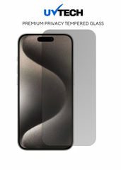 iPhone 15 Pro Privacy Tempered Glass - UVTech