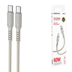 1 × Borofone 60W USB-C to USB-C Cable (1M)