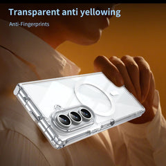 Clear phone case with anti-yellowing and anti-fingerprint features for Galaxy Z FOLD 6