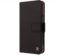 Black textured phone case with card slots iPhone 16E