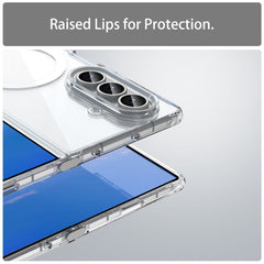 Clear phone case with raised lips for protection for Galaxy Z FOLD 6