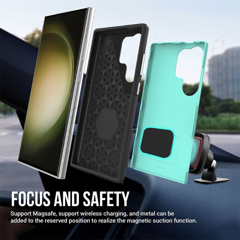 Rhinos case support magsafe and wireless compatible for S24 ULTRA