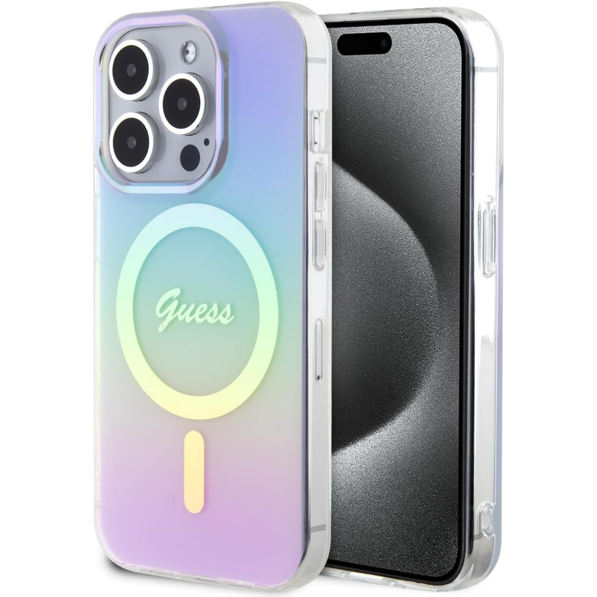 Gradient Guess Magsafe phone case for IPhone 15 pro max