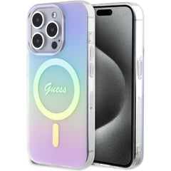 Gradient Guess Magsafe phone case for IPhone 15 pro max
