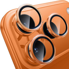 Iphone 17 Pro camera protector in orange color