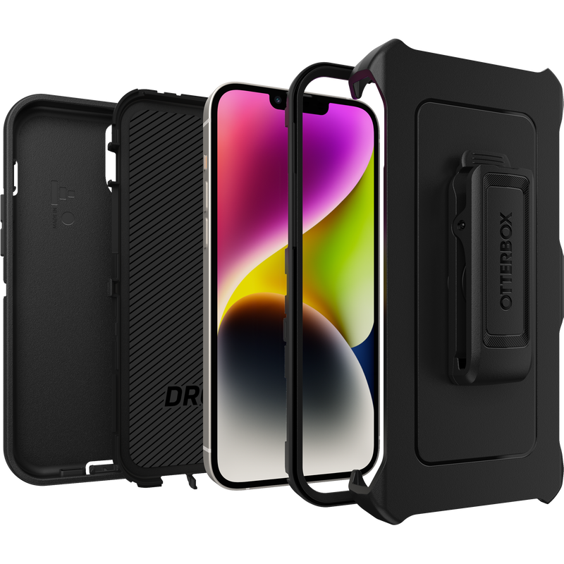 Multilayer protection defender case for Iphone 14+