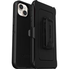 Black Otterbox Defender case for Iphone 14 plus