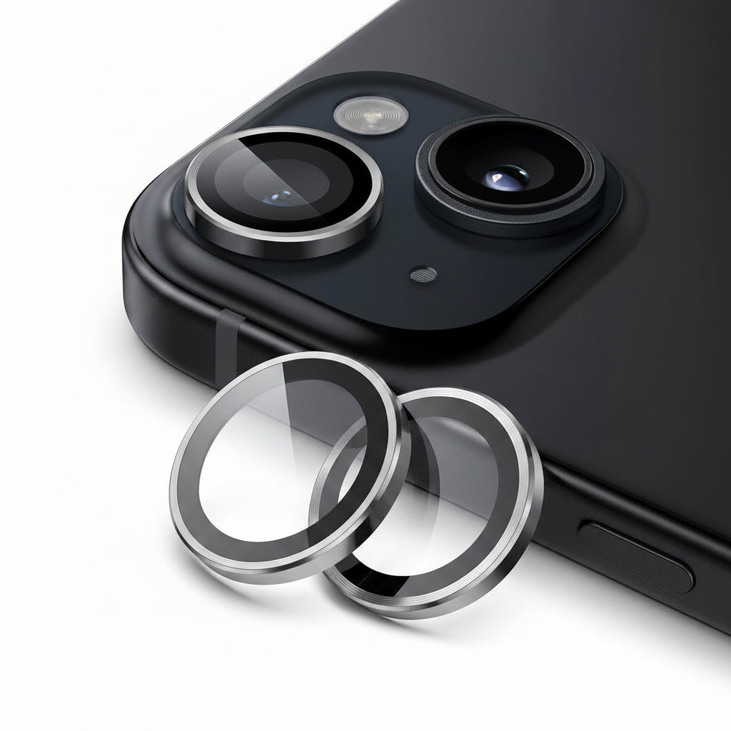 camera protector for IPhone 15 in grey