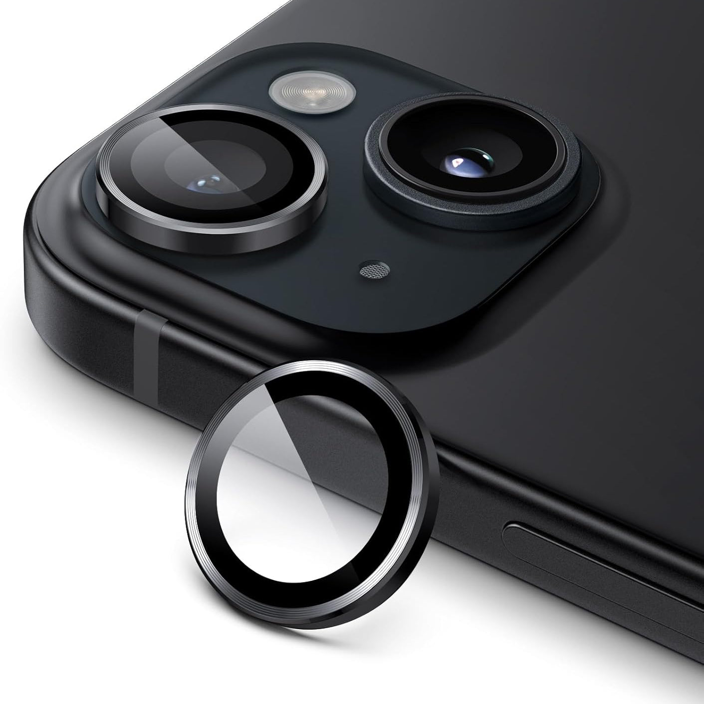 camera protector for IPhoen 15 in black