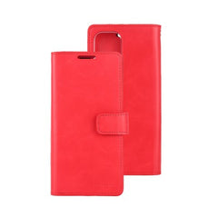 Red phone case with a card holder for IP one 13 pro max
