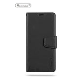 Black wallet Hanman case for Galaxy S20 FE