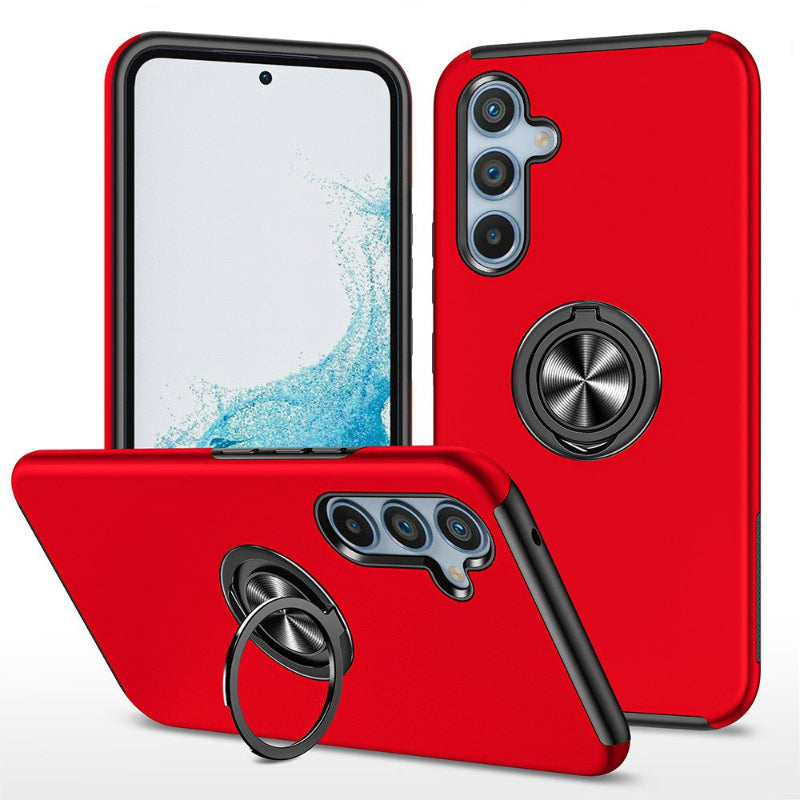 Red ring case for Samsung S24 FE