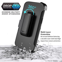 Phone case with drop protection features and military shock standard certification for IPhone 12 / 12 pro