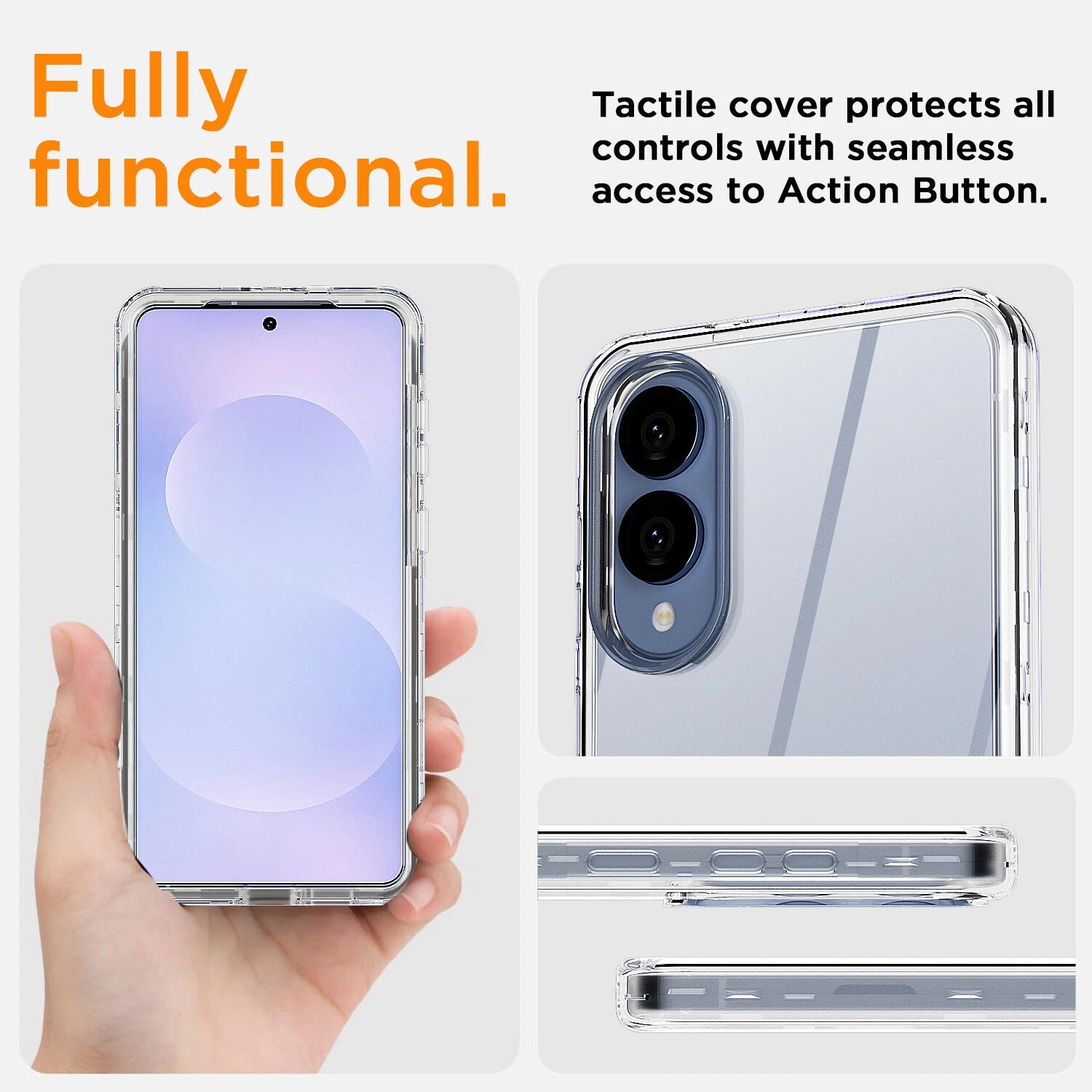 Clear phone cover for new Samsung phone