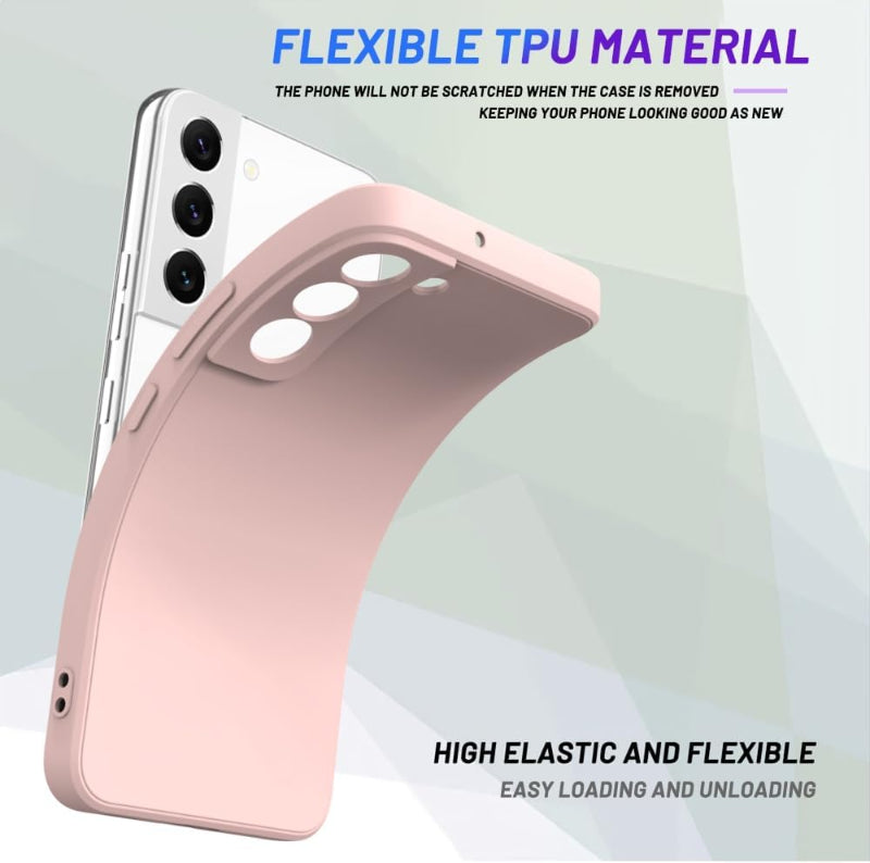 Samsung S21 FE best silicone case in pink color