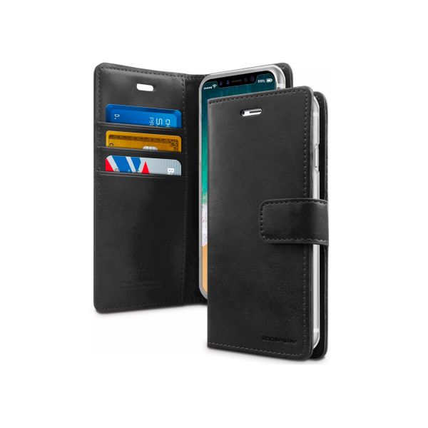 Iphone X black flip case