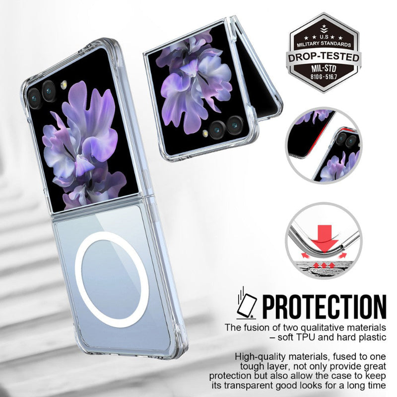Clear magsafe Drop proof tested case for Samsung Z FLIP 7