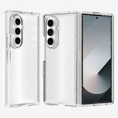 Samsung Z Fold 4 clear glitter case