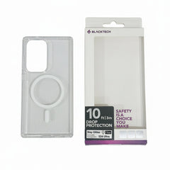 Samsung S24 Ultra clear glitter magsafe case