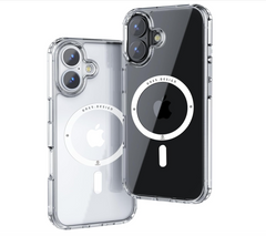 Utia Ultimate Shockproof Transparent Magsafe Cover for IPhone 16 Plus