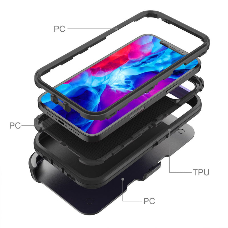 Multi-layer protection case for IPhone 12/12 pro