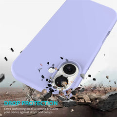 For IPhone 17 Liquid Silicone Magsafe Case - Light Purple (REDEFINE)