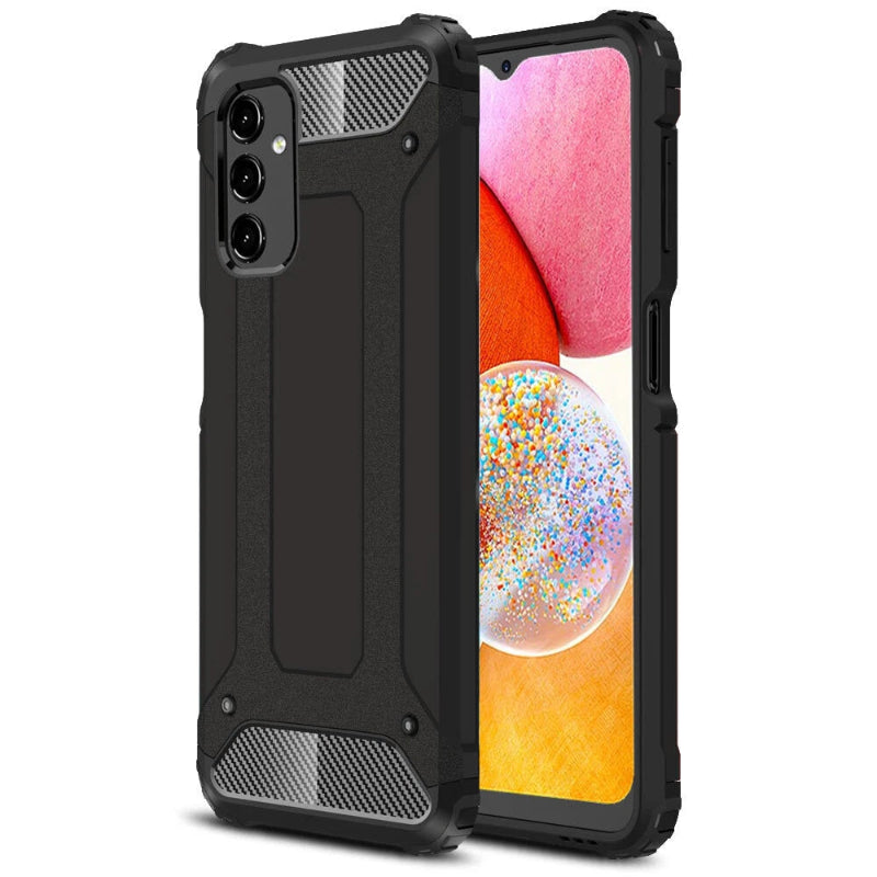 Samsung A55 hard case in black color
