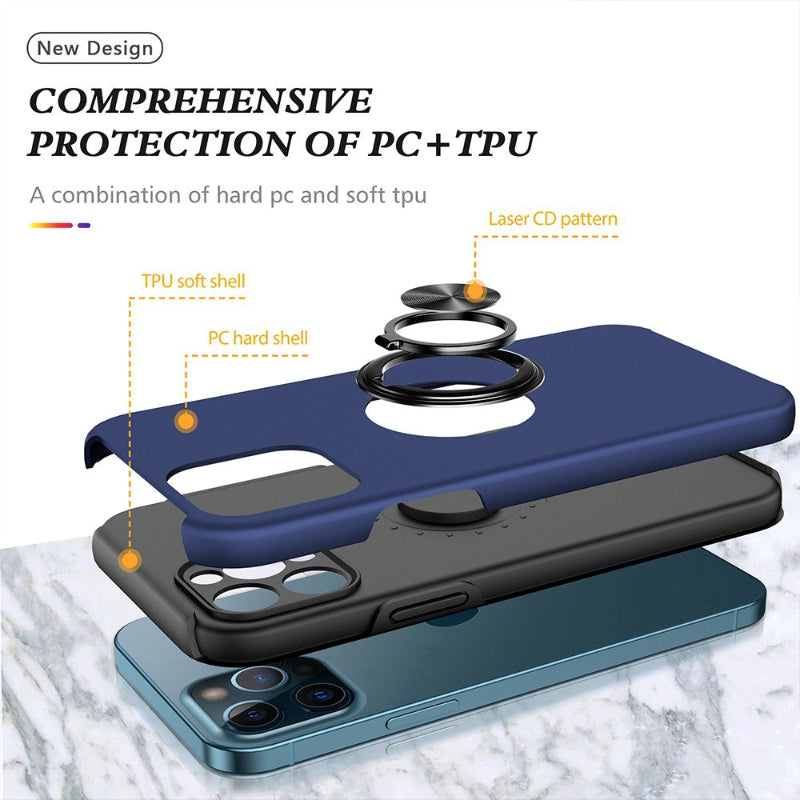 Iphone 13 pro hard case with ring stand