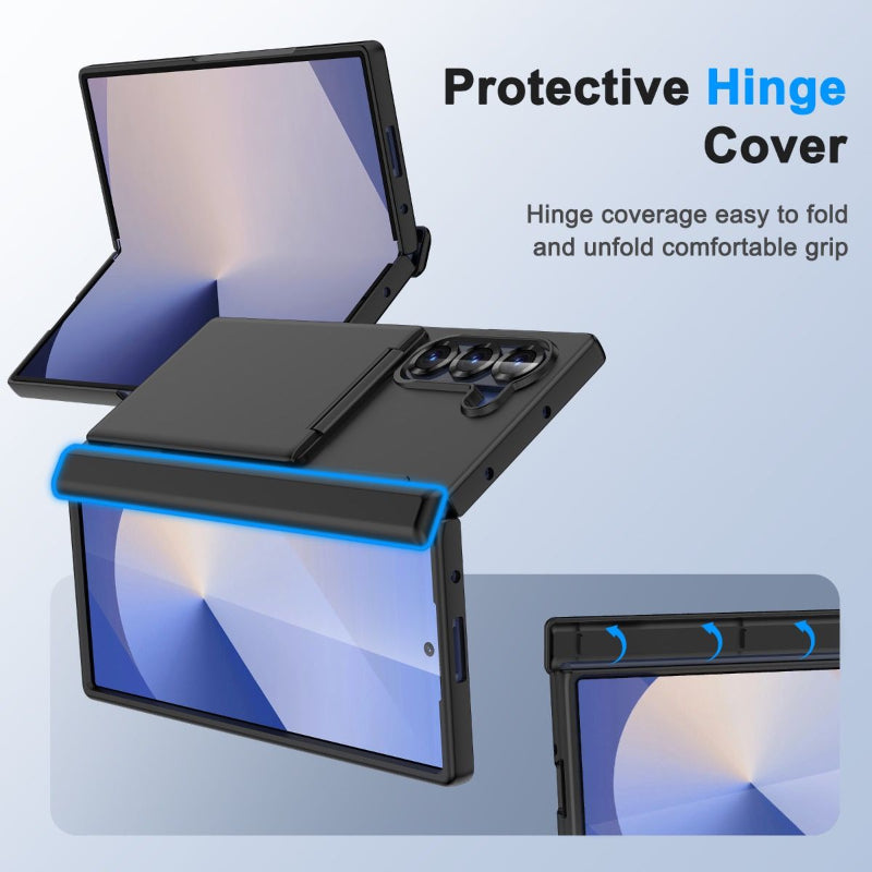 Samsung Z Fold 7 hard case with card space and stand