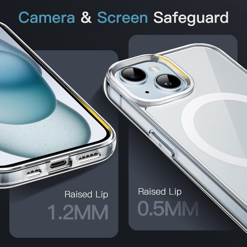 Iphone 15 hard protective clear case