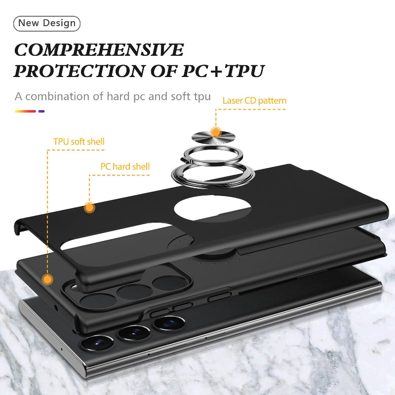 Samsung S24 Ultra hard protective case in black colour