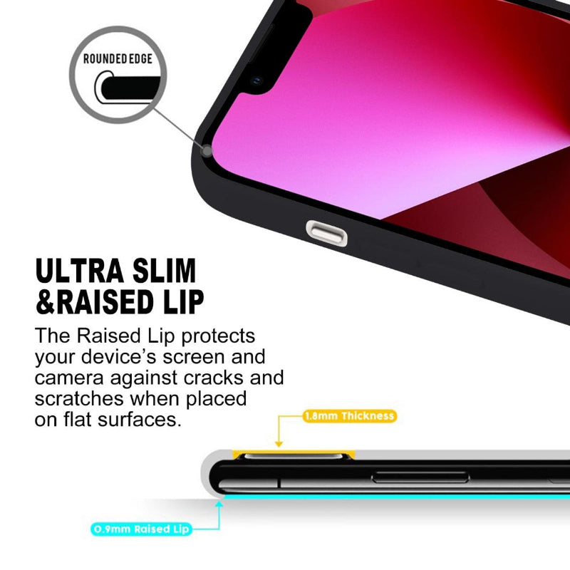 iPhone 14 heavy duty case in black color