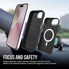 magsafe safety iPhone 16e / 17e Rhinos Rugged Shockproof Case Cover With Magnetic Ring