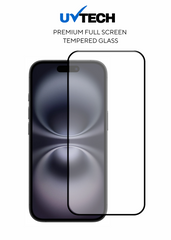 iPhone 16/15 Full Screen Tempered Glass - UVTech