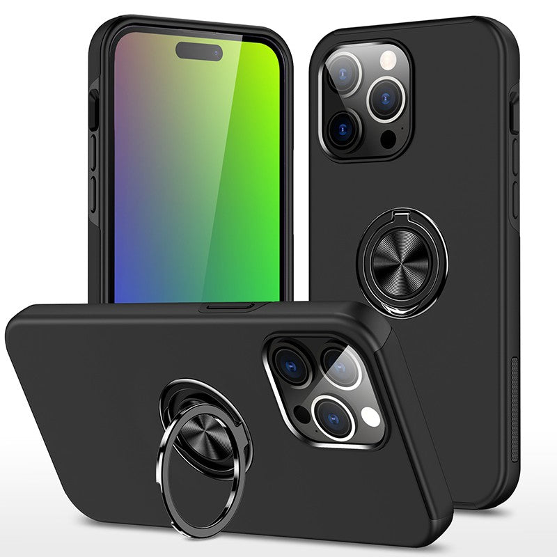 Black ring case for iPhone 15 pro