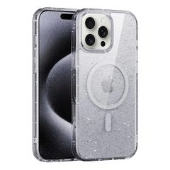 ultimake clear magsafe glitter case for iphone 16 pro max