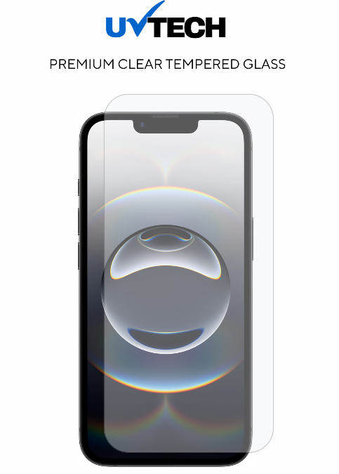 iPhone 16E Clear Tempered Glass screen protector - UVTech