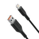 black 1m iquick usb a to lig cable