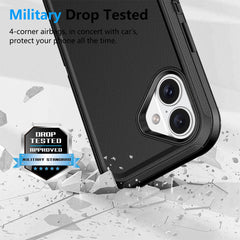 heavy duty black case for iphone 16