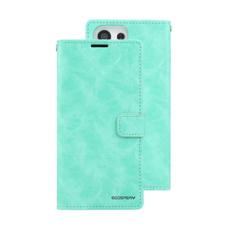 Samsung S24 Ultra mint color diary style case flip case