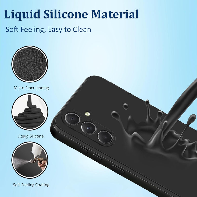 Samsung S23 Plus protective case in black color