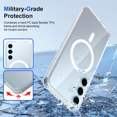 Samsung S25 protective clear magsafe case