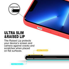 IPhone 14 Pro max protective case in red