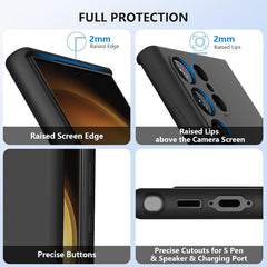 Samsung_S23_ultra protective case in black color