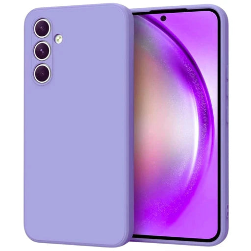 Samsung A25 purple silicone case