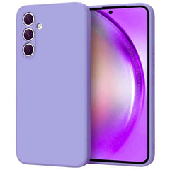 Samsung A25 purple silicone case