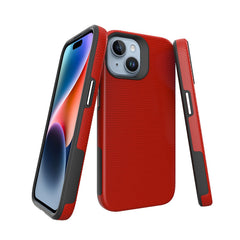 iPhone 15 protective case in red color