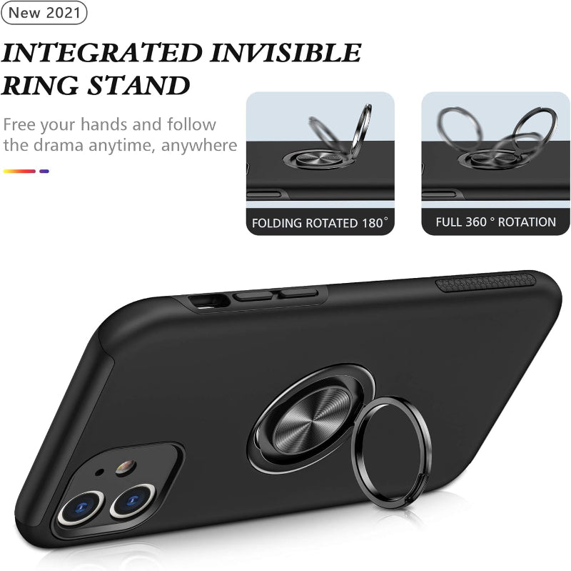 IPhone 11 ring case with stand
