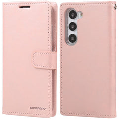 Samsung S25 rose gold flip case wallet style case with card slot inside